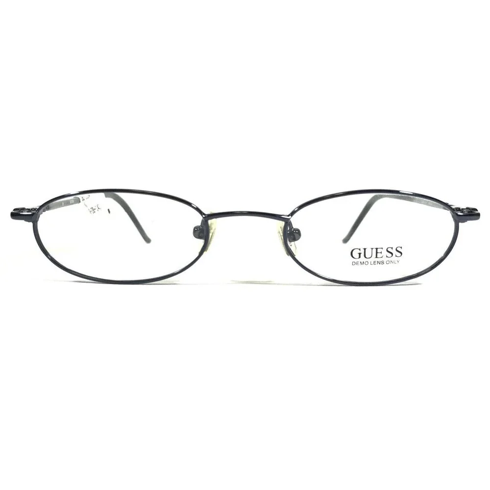 Guess Eyeglasses Frames GU1114 NV Blue Round Full Rim 48-20-143
